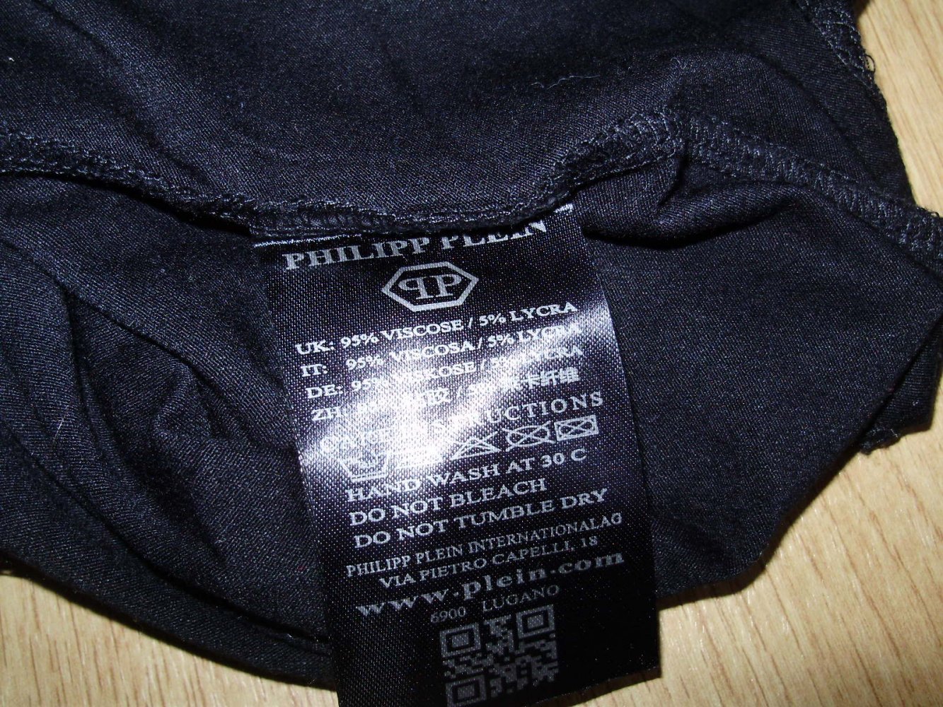 Philipp Plein Shirt schwarz Army Glitzer S