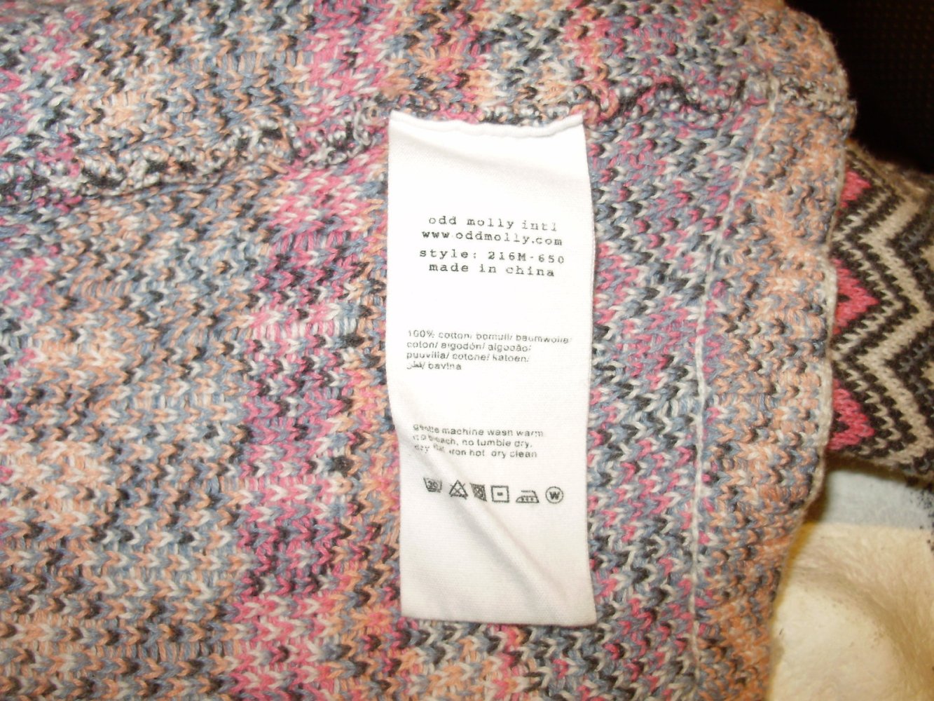 Odd Molly Blazer Cardigan bunt ausgefallen Gr 1 = S