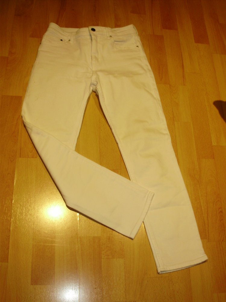 H&M Hose gerader Schnitt weit Gr 38