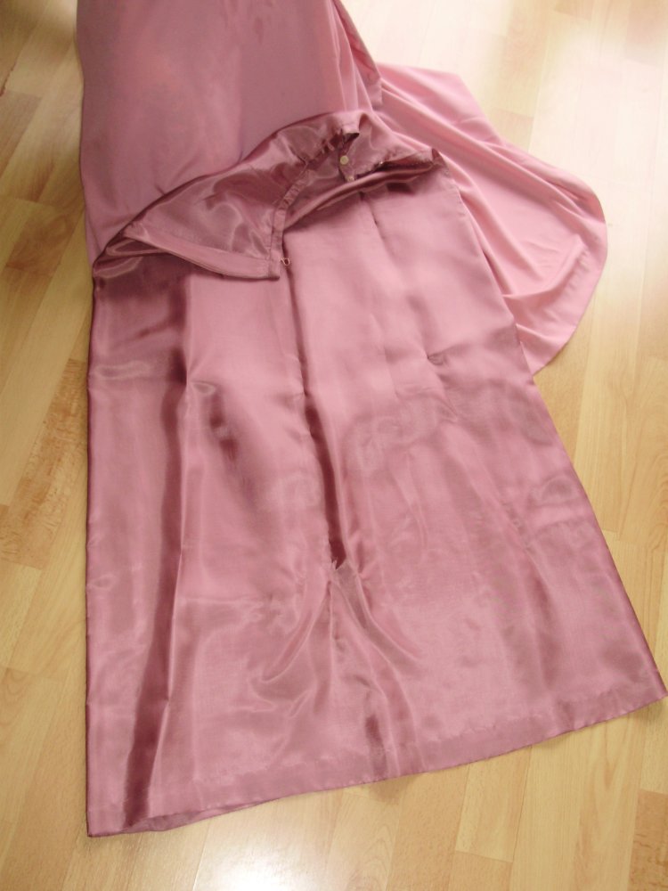 Kleid lang rose KA edel Gr 38