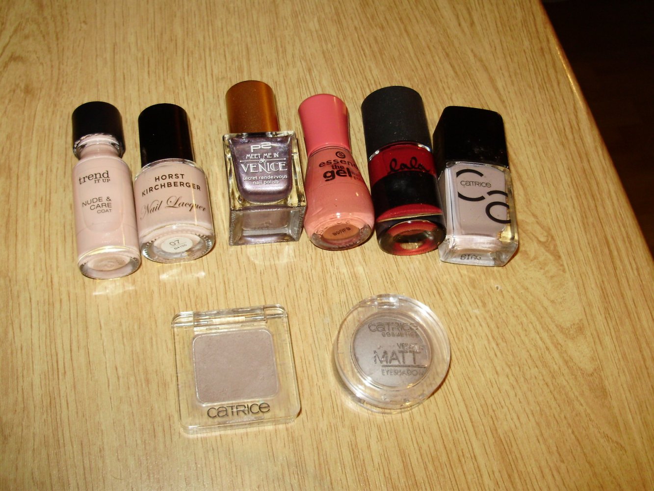 Nagellacke Catrice Trend it up P2 Horst Kirchberger + Lidschatten