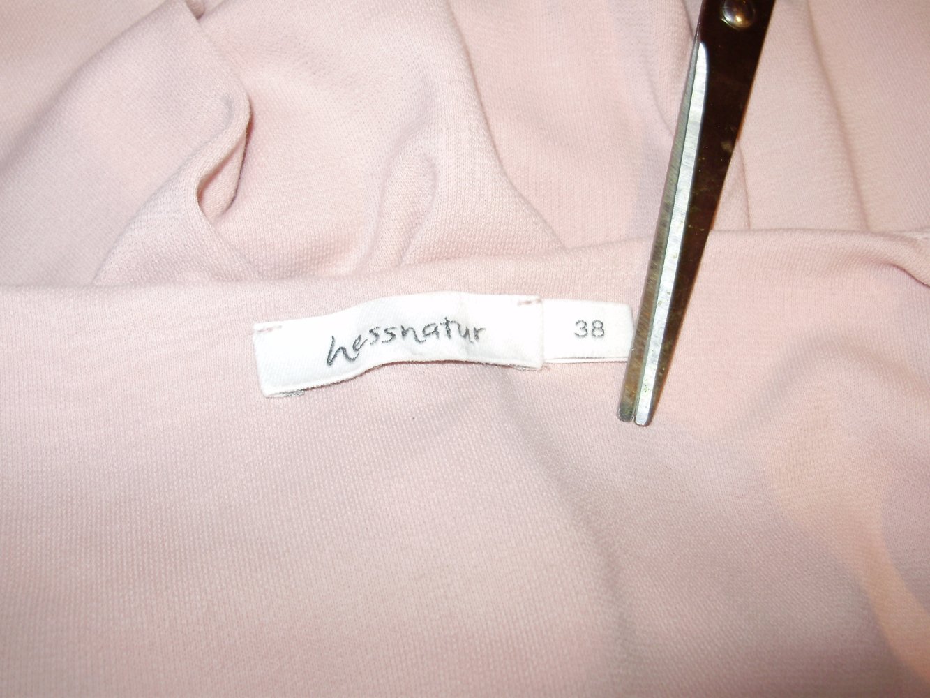 Hess natur Kleid rose ärmellos 100% BW 38