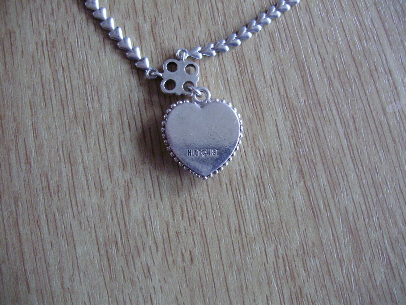 Hultquist Kette silbern Herzenkette + Herzanhänger 52 cm