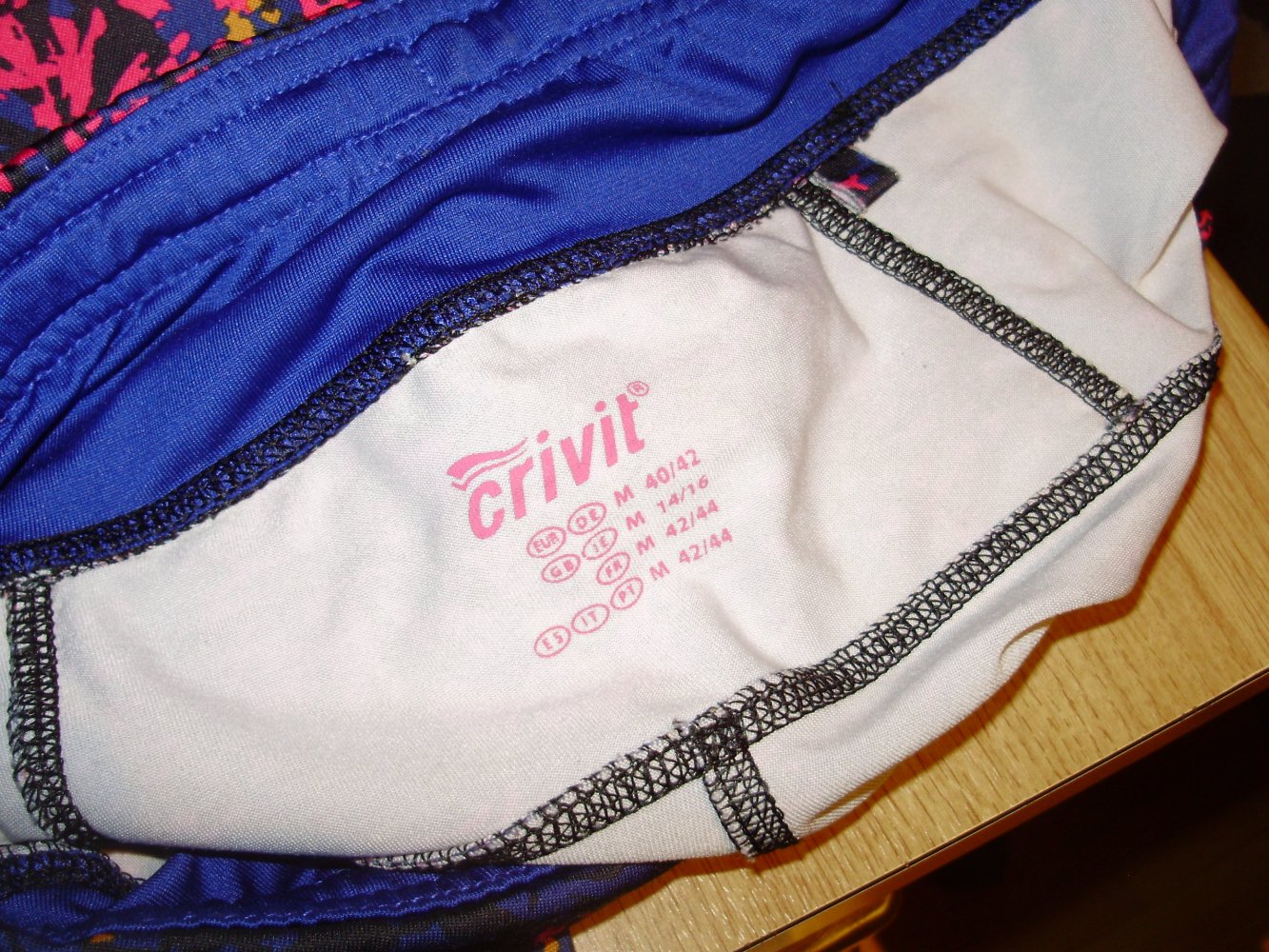 Crivit Leggings bunt Muster 7/8 Länge M 40/42