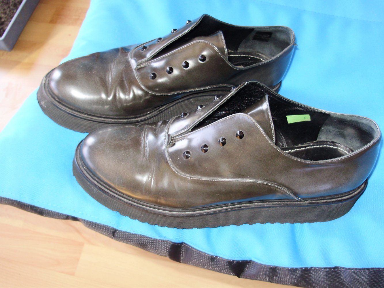 Guglielmo Rotta Schuhe schwarz grau Gr 40,5