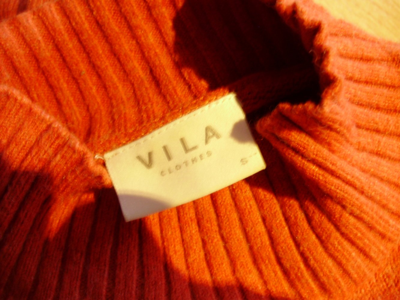 Vila Pullover rost orange S