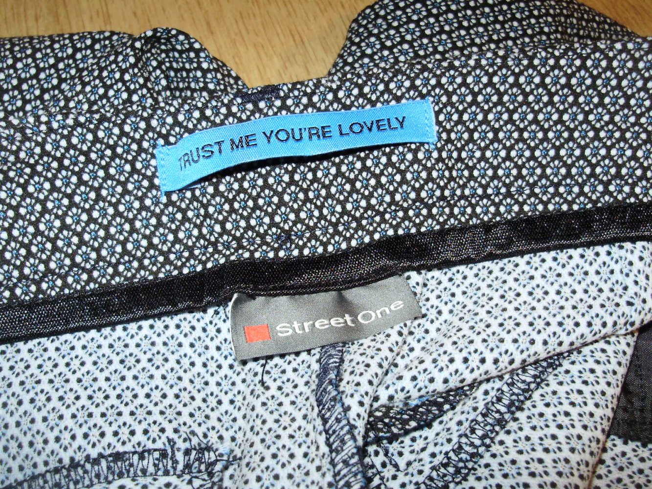 Street one Hose Muster klein Stretch 36