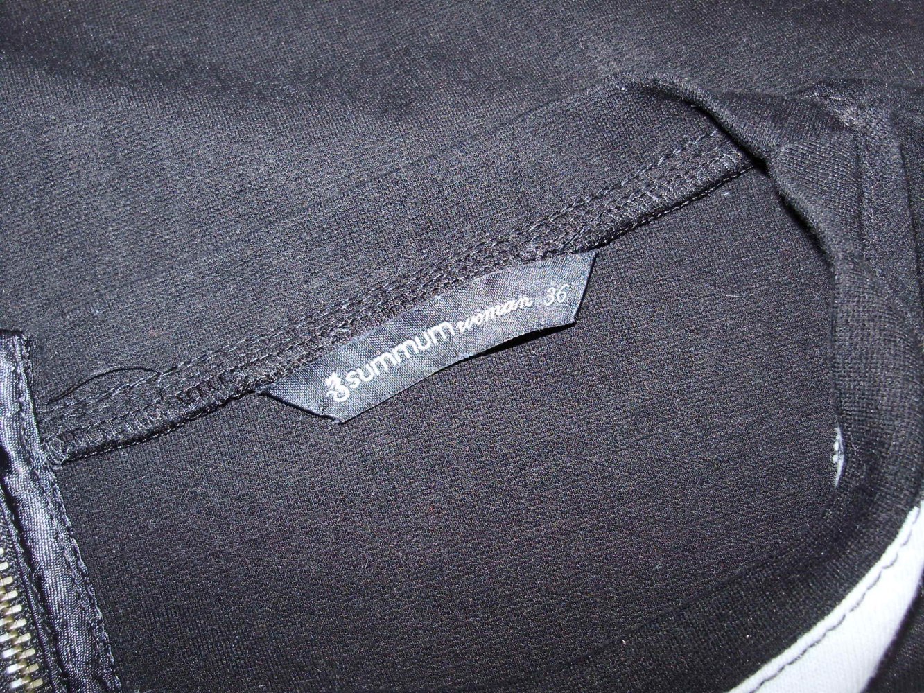 Summum Kleid Streifen schwarz weiß BW 36