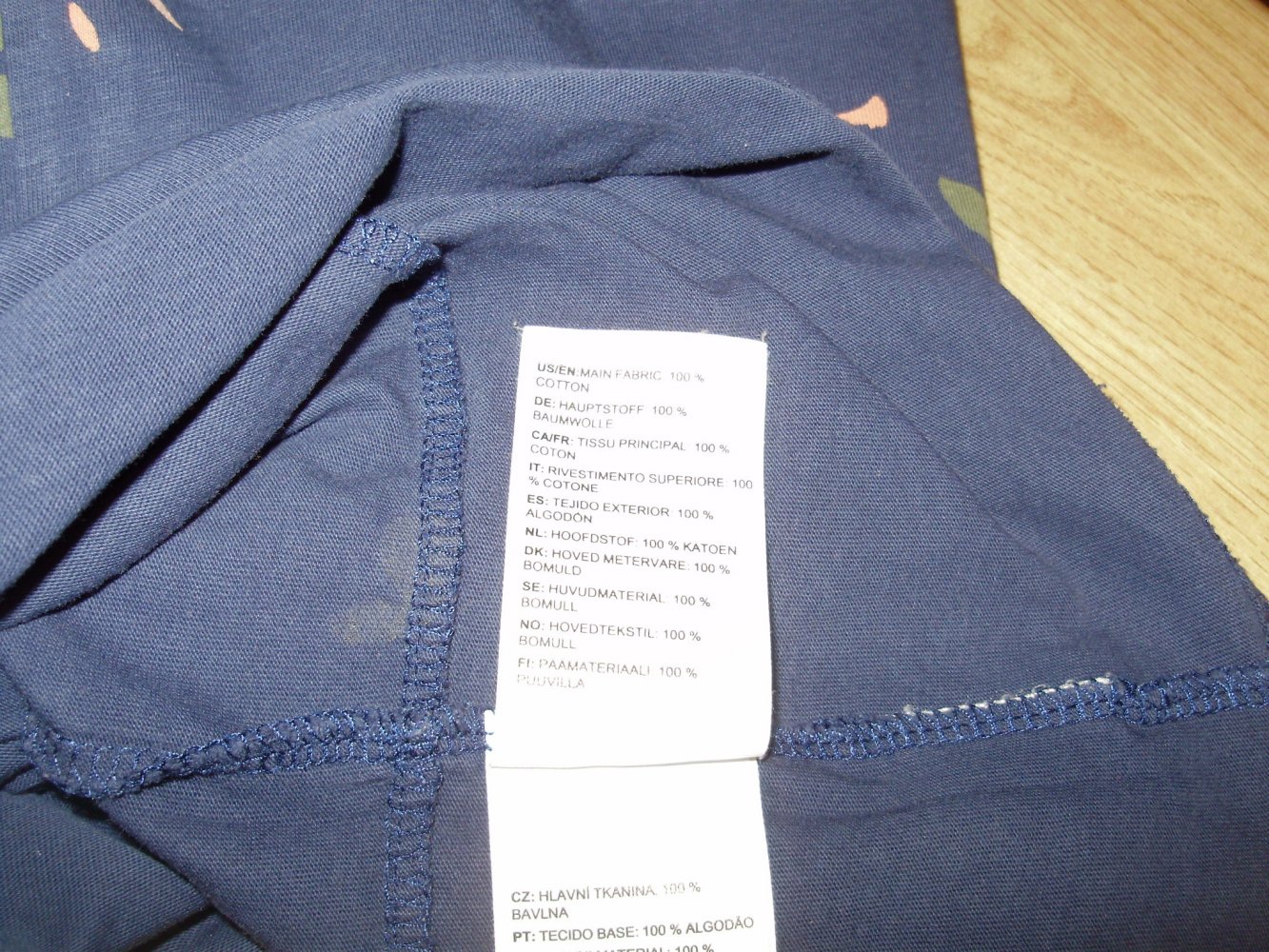 Maloja Shirt blau Print Sumpfmeise XS = S