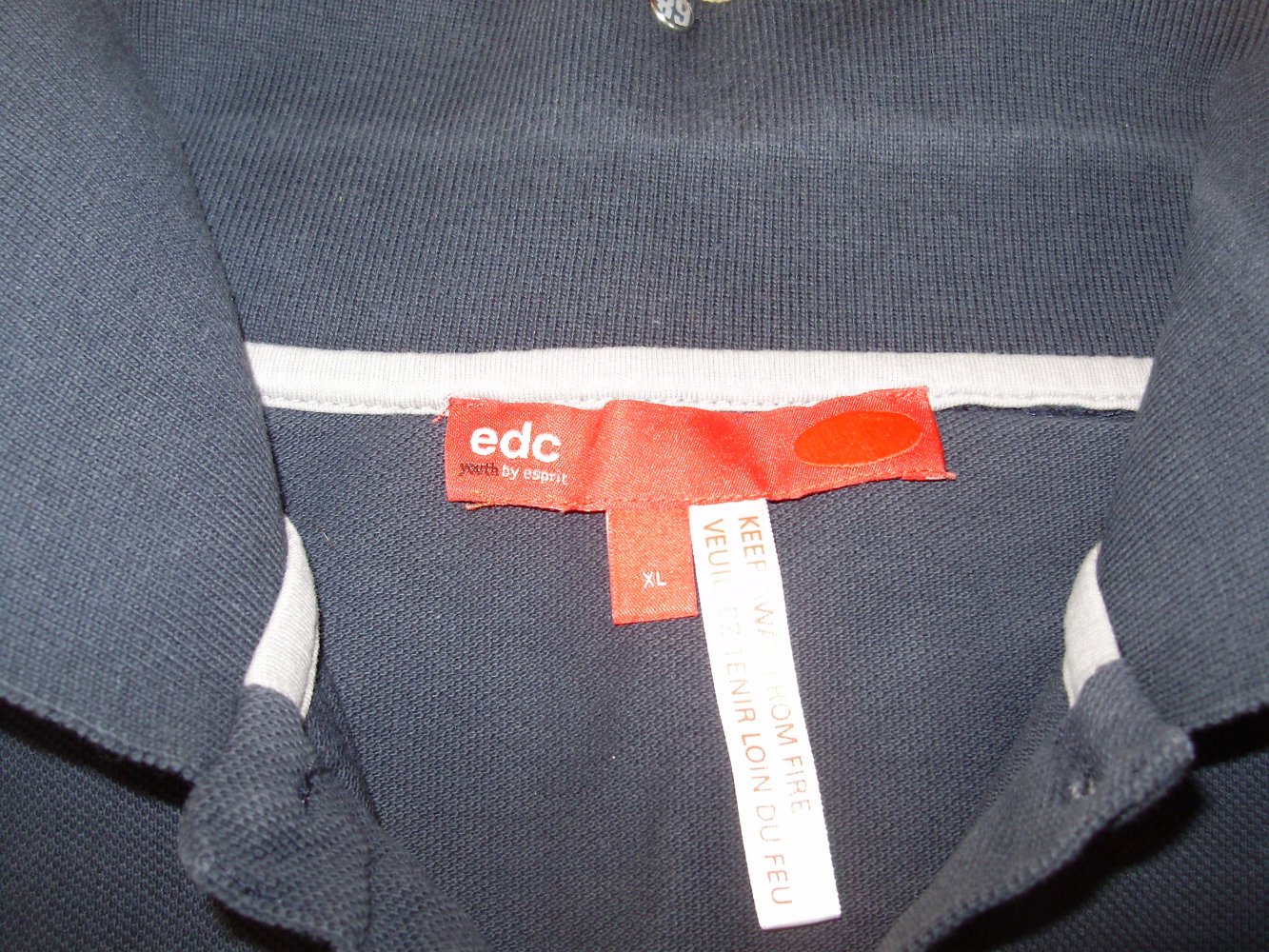 Esprit Poloshirt dunkelblau XL = M Topzustand