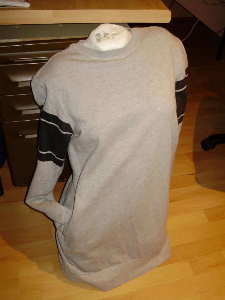Helly Hansen Sweat Kleid hellgrau S