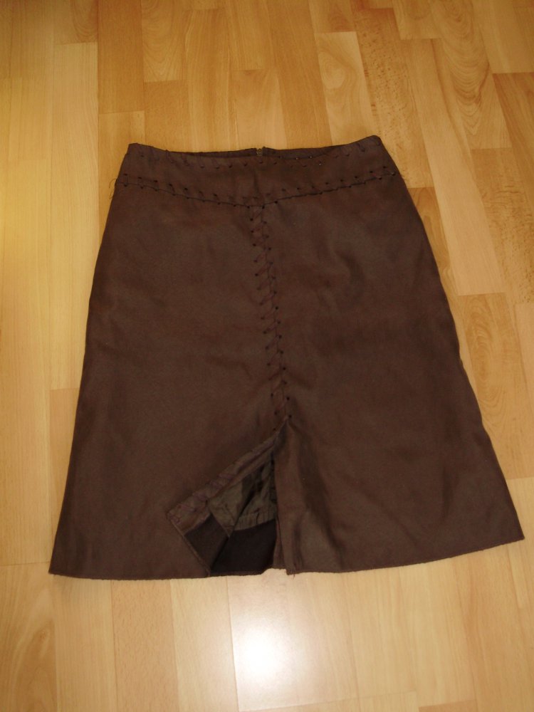 Street one Rock gefüttert Lederimitat braun Gr 34 S wie neu
