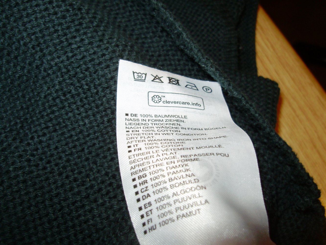 Marc O´Polo Pullover dunkelgrün 100% BW M