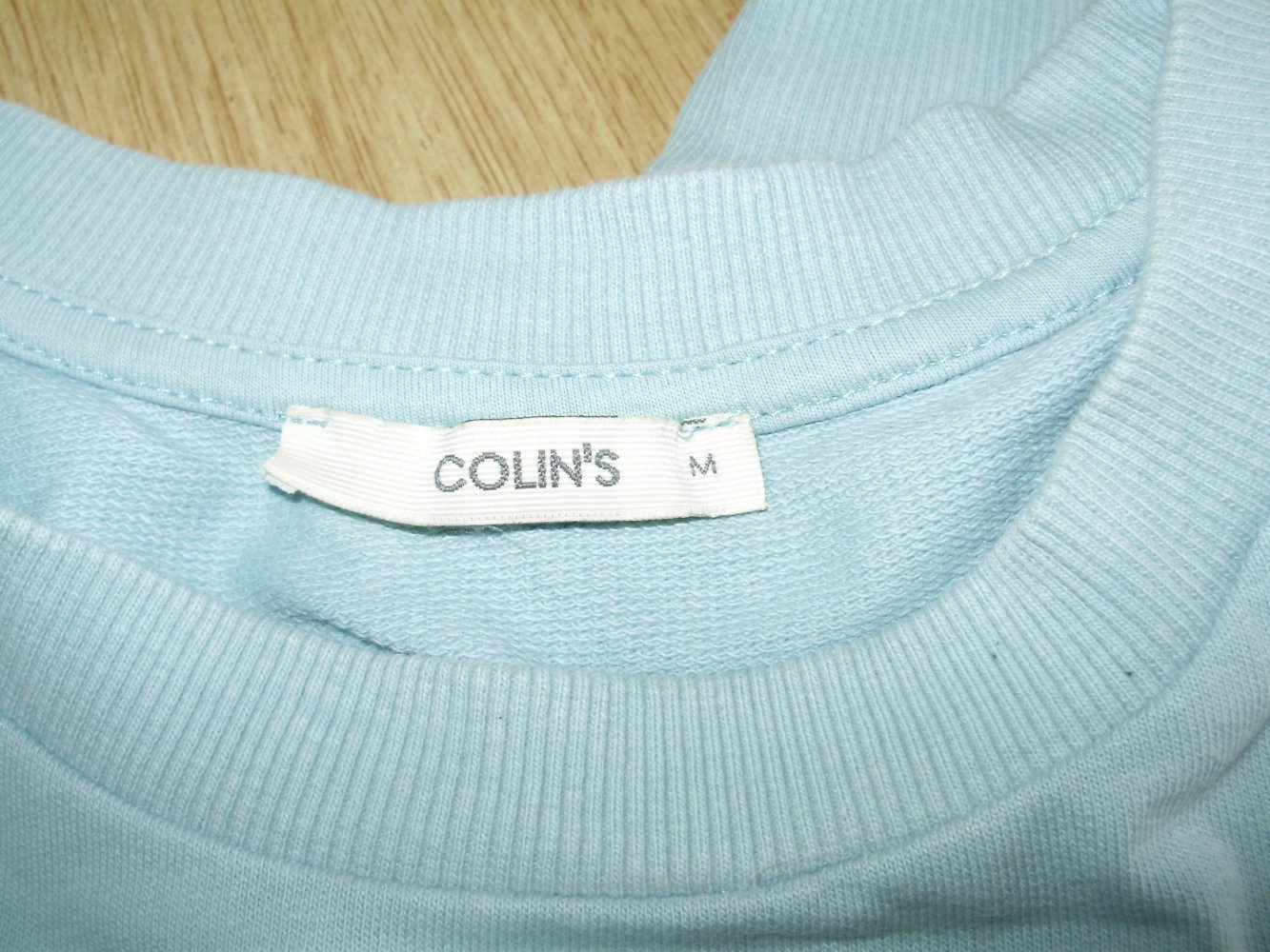 Colins Sweat türkis ausgefallen M