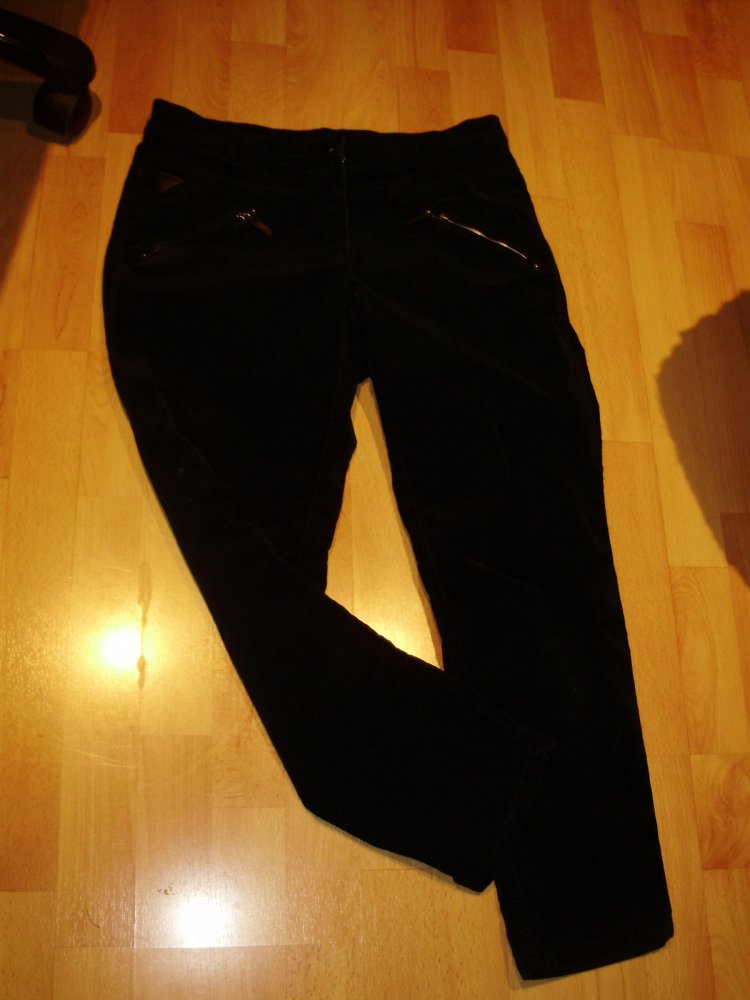 Zerres Cord Hose schwarz M passend