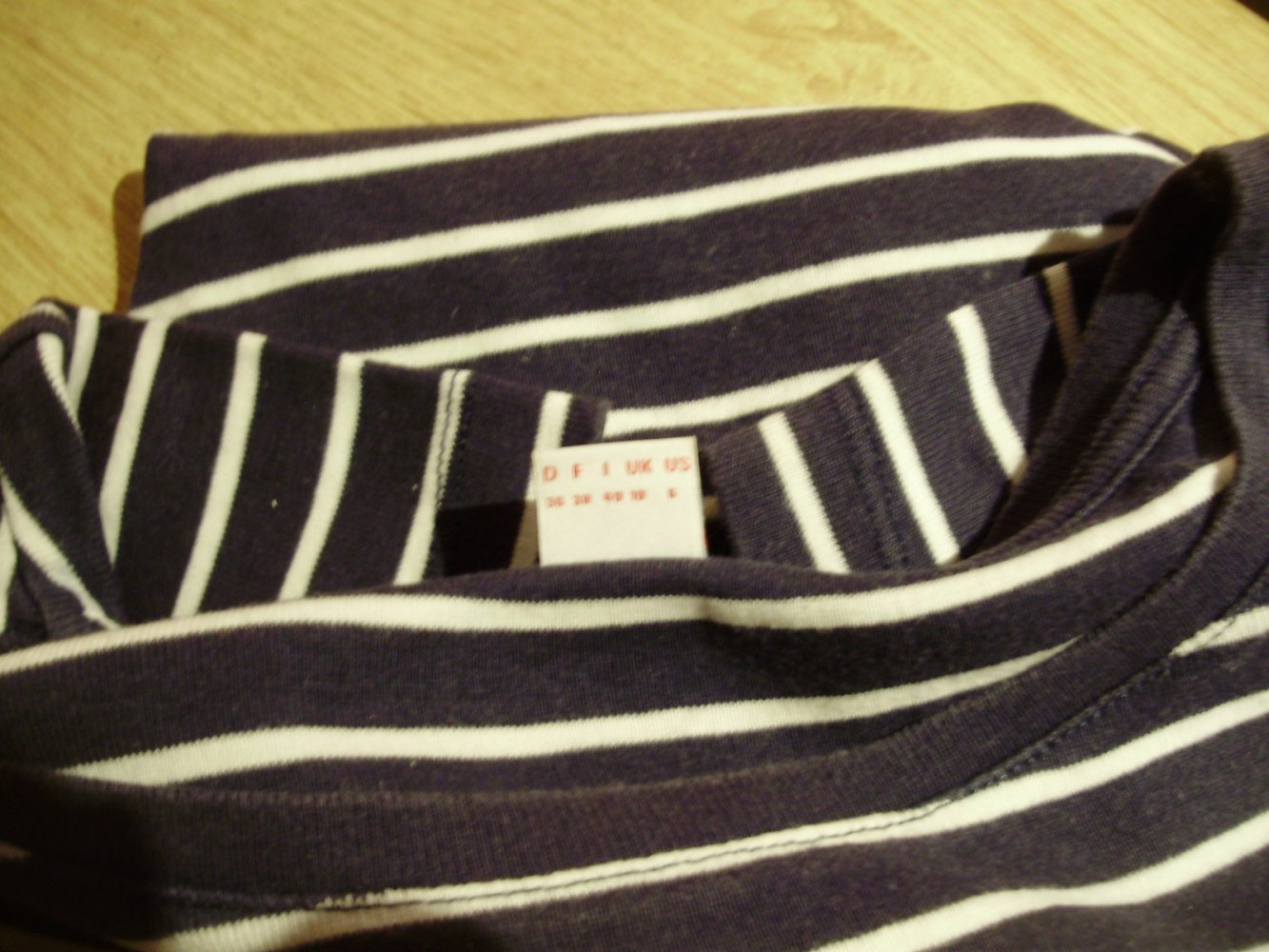 S. oliver Shirt Streifen dblau weiß 36 100% BW