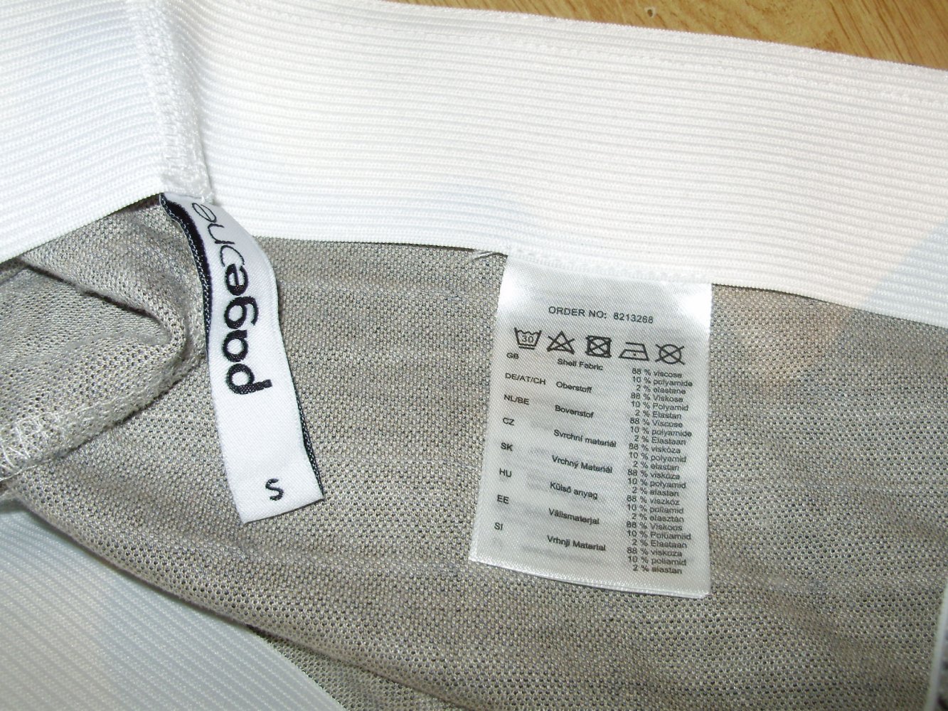 Schlaghose Stretch Karos hell S NEU