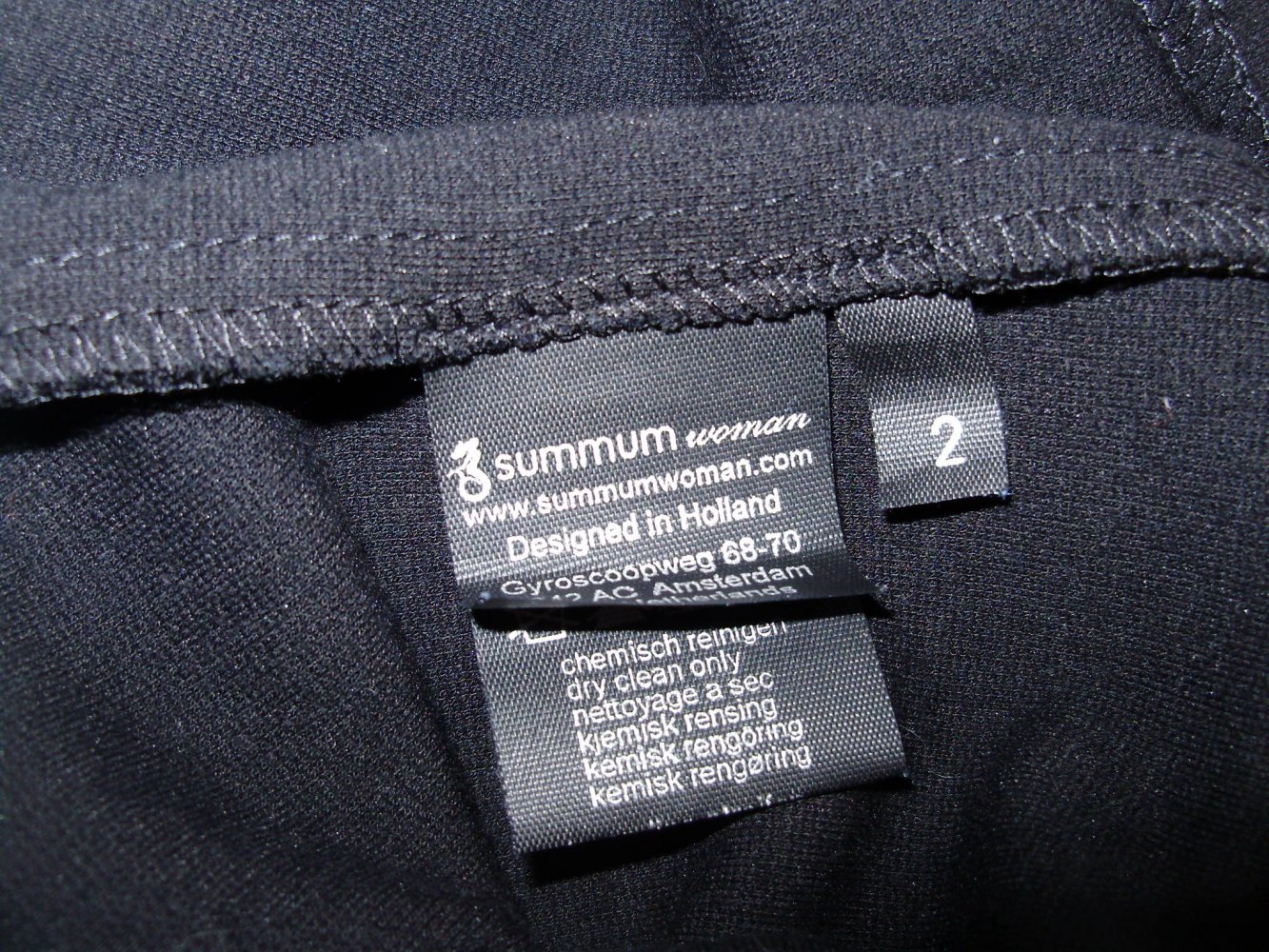 Summum Kleid Streifen schwarz weiß BW 36