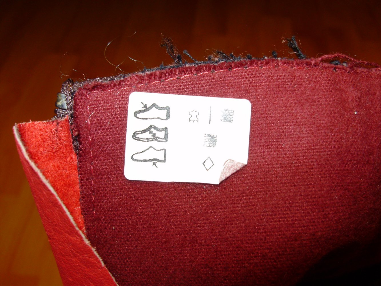 Aces London Stiefel braun rot Leder Filz ausgefallen wie neu Gr 40