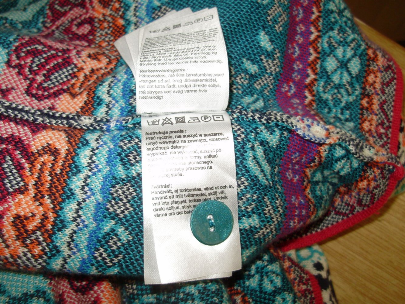 Ivko Cardigan bunt 100% Baumwolle 40