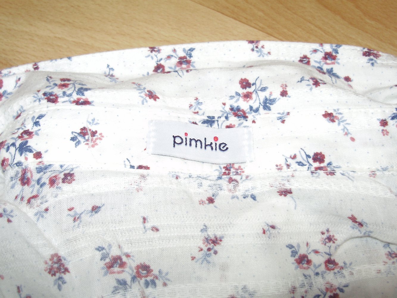 Pimkie Bluse weiß Blümchen romantisch Gr S NEU