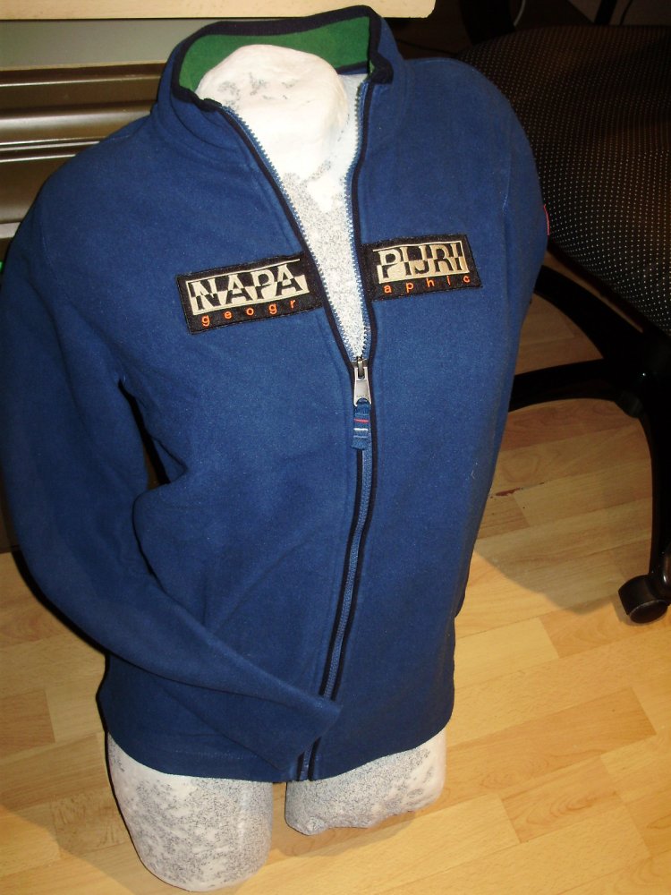 Napapijri Fleece Jacke blau S passend