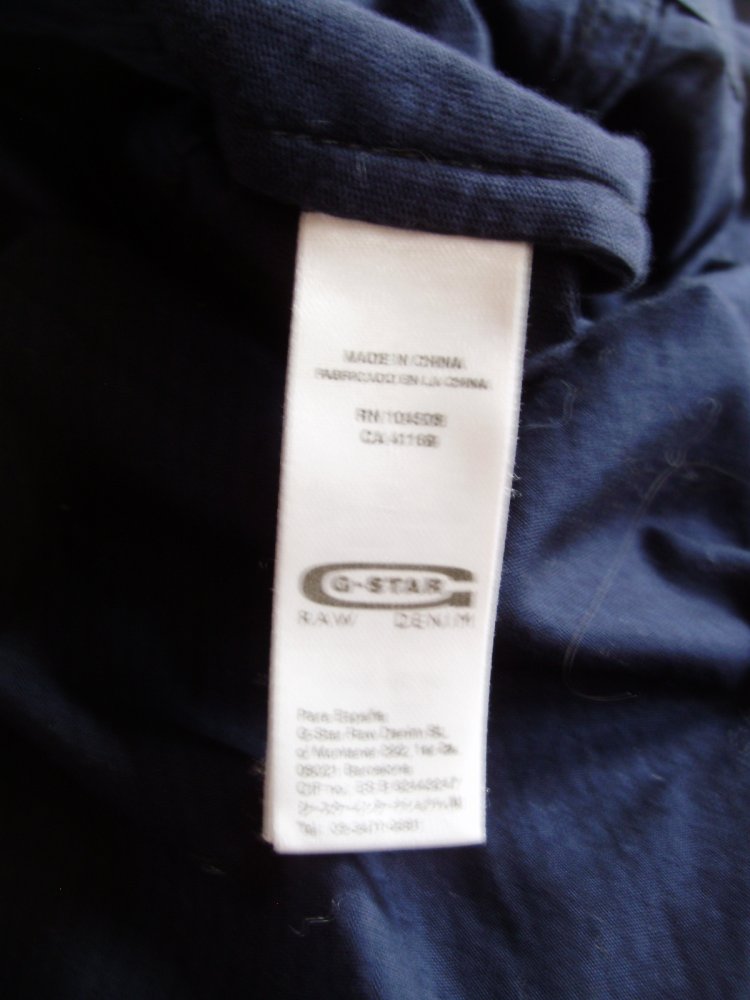 G-Star Raw Kleid d´blau 100% BW ausgefallen S