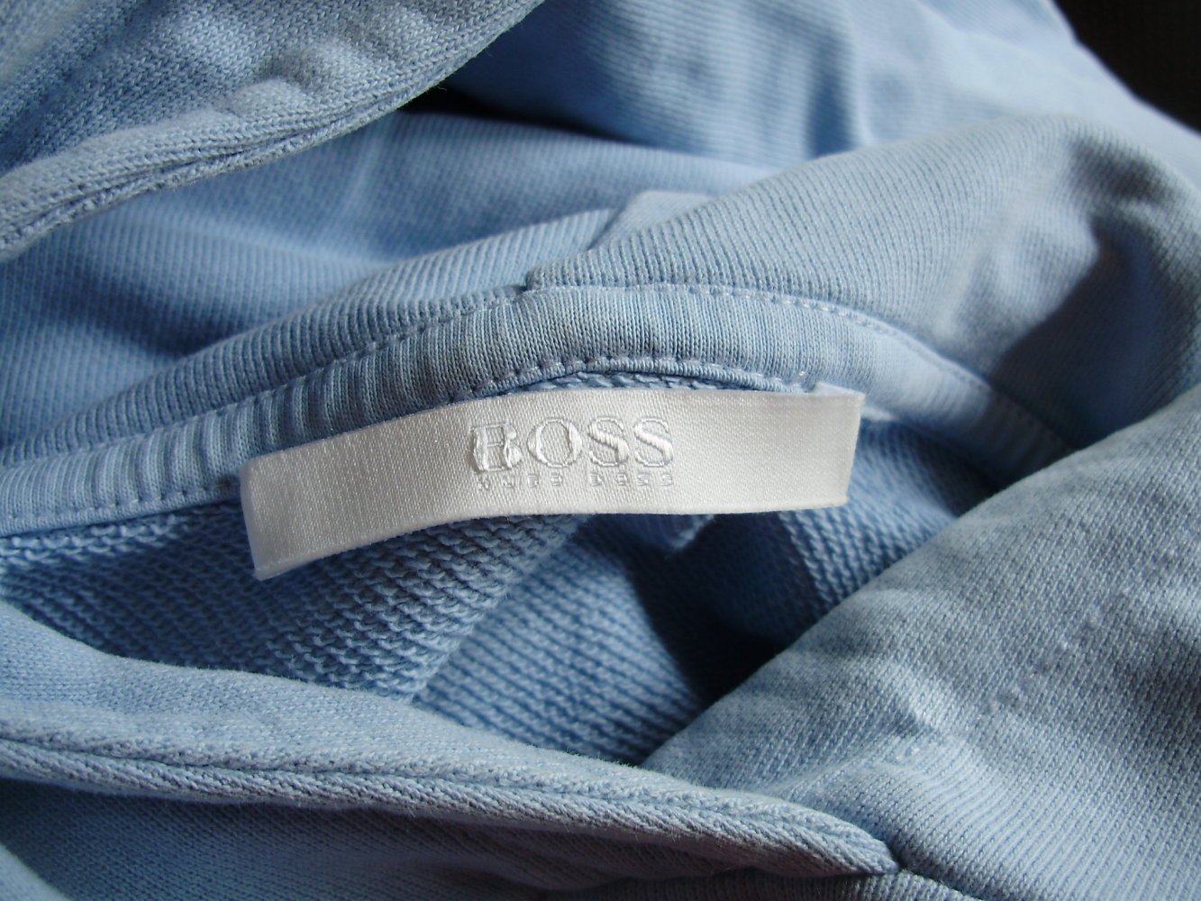 Hugo Boss Sweat Kapuzen Pullover hellblau S Herren Damen M L