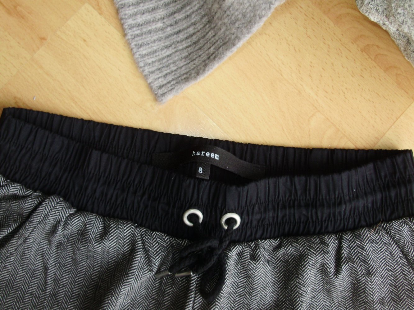 Hose Fischgrätmuster locker pants Gr S