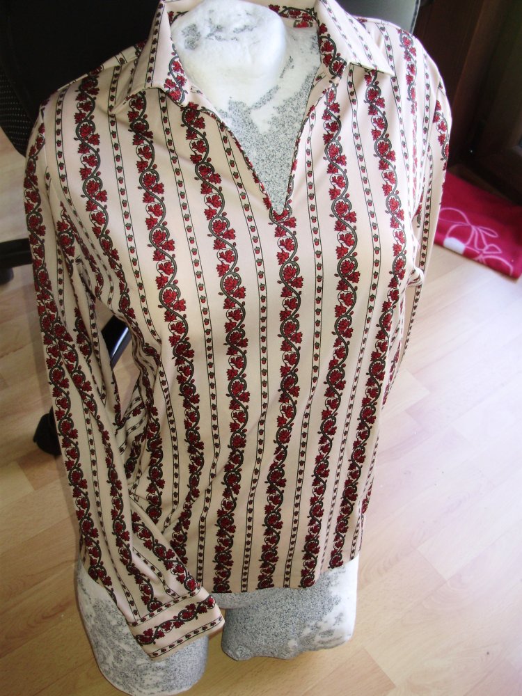 Hämmerle Vintage LA Schlupfbluse Gr M passend
