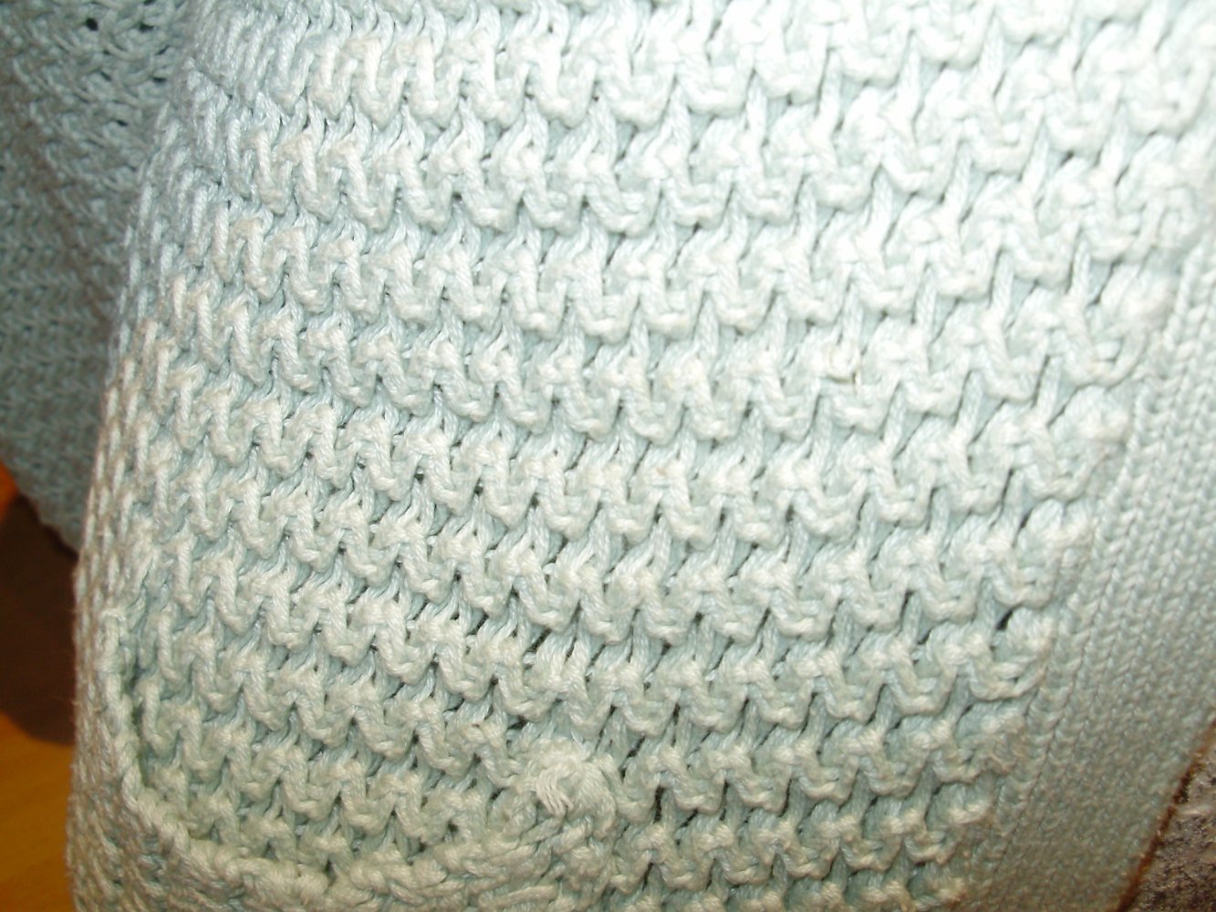 Kaffe Strickmantel lindgrün Grobstrick XS S