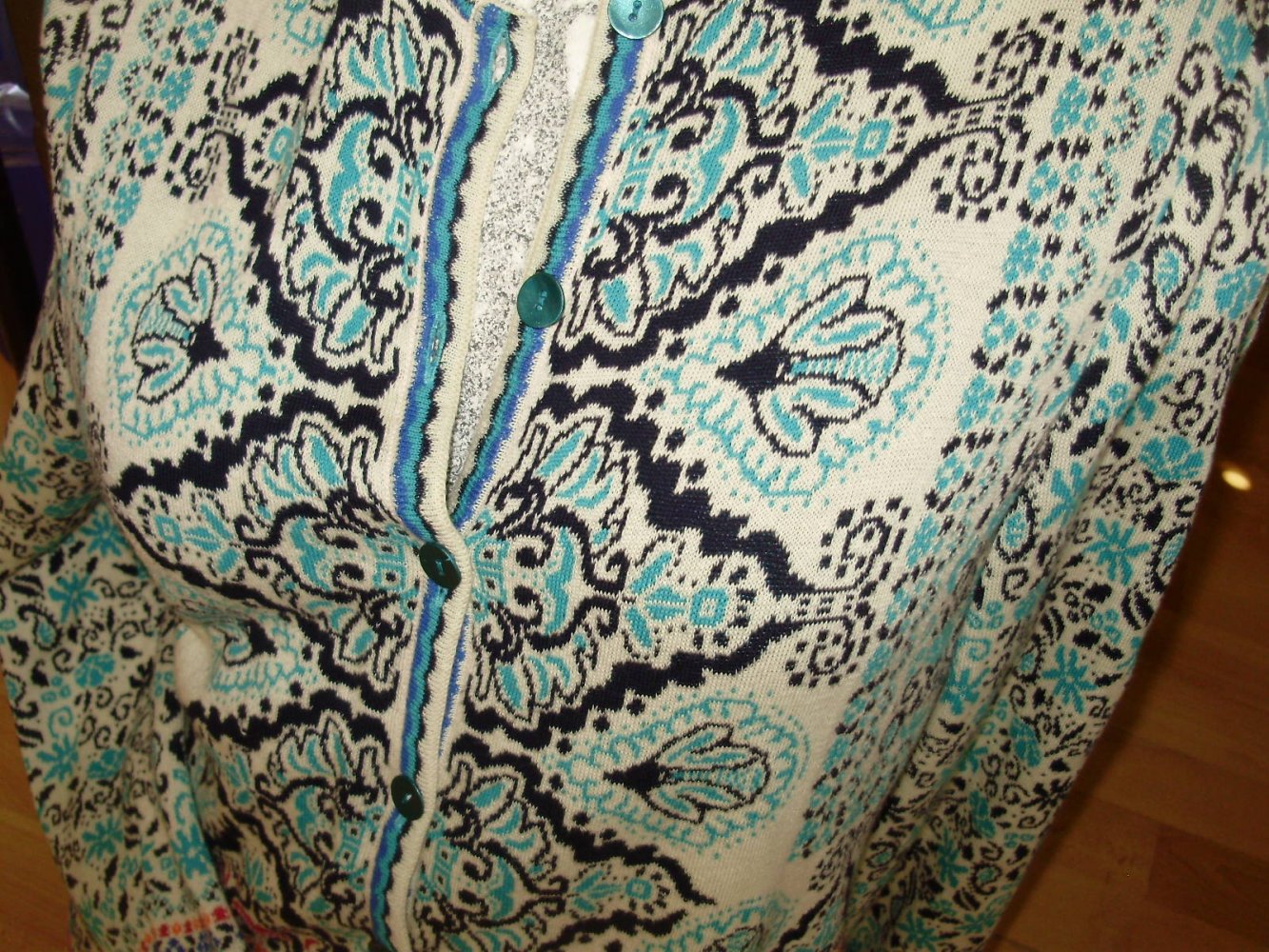 Ivko Cardigan bunt 100% Baumwolle 40