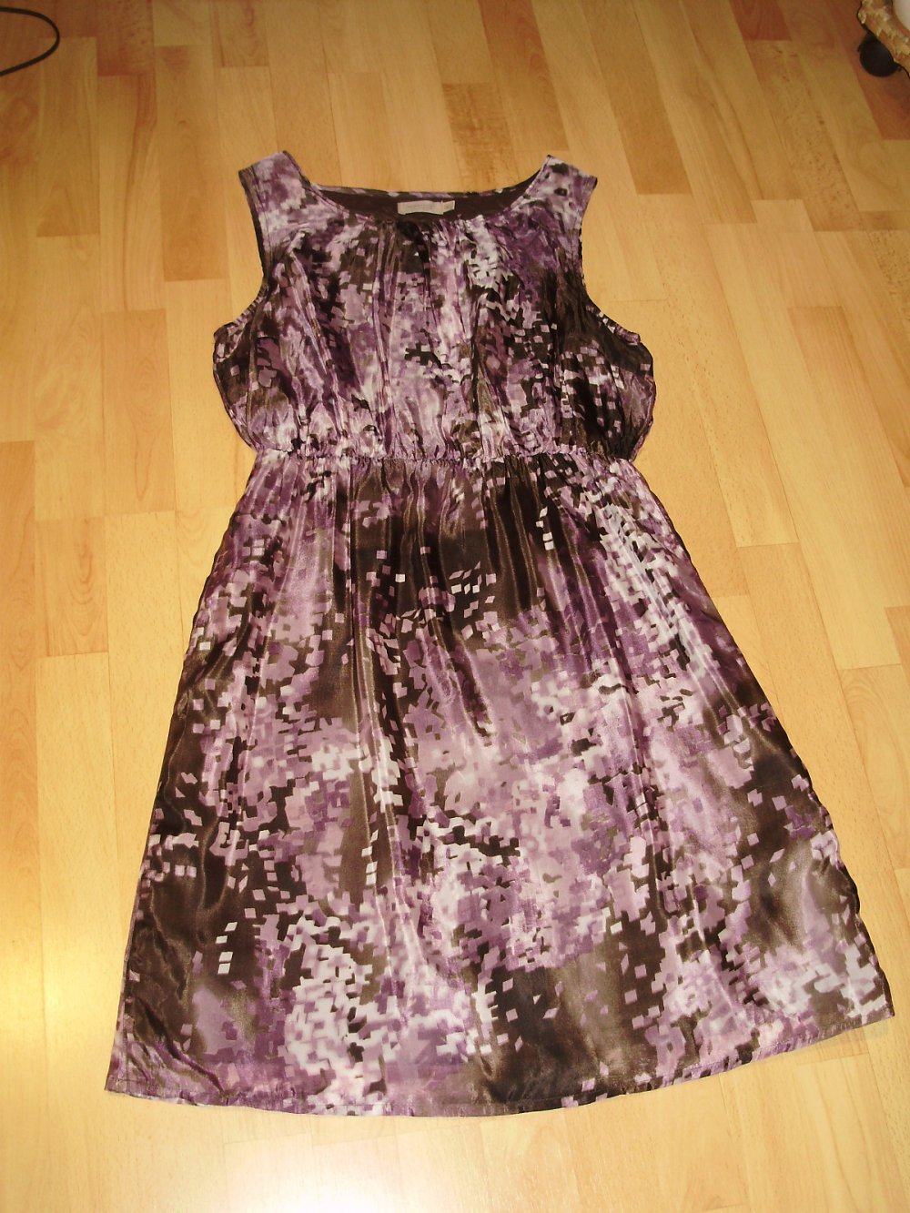 Bonaparte luftiges Kleid Muster lila Gr 40
