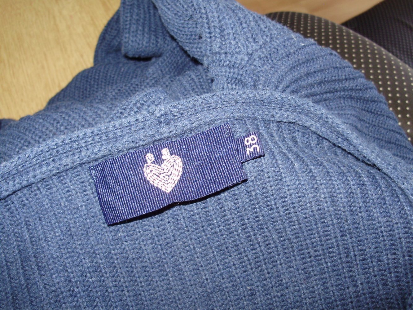 Lieblingsstück Pullover blau asymmetrisch ausgefallen BW 38