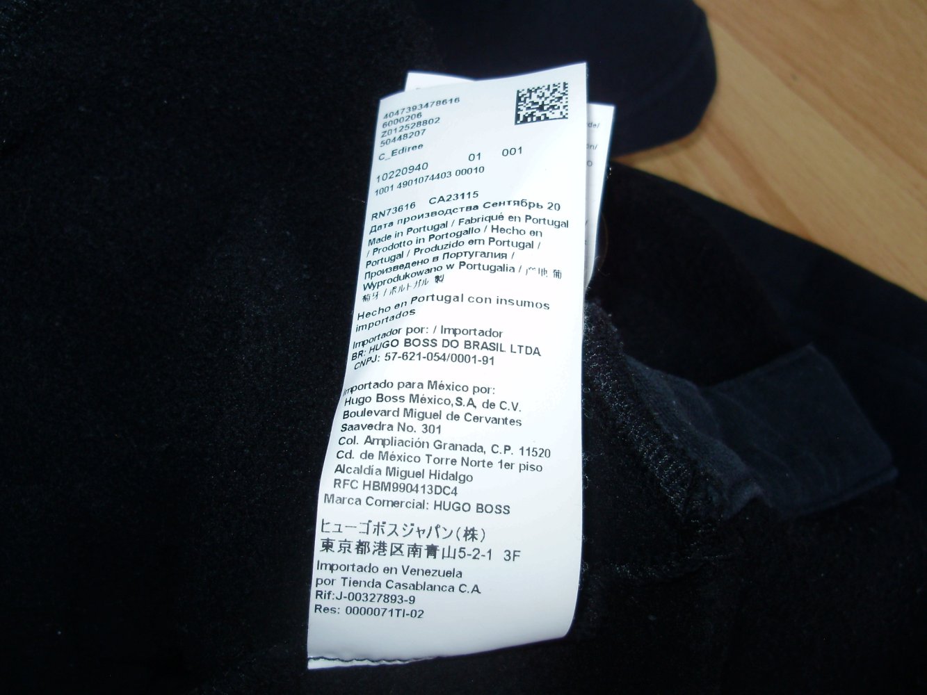 Hugo Boss Justin Teodoro Sweathoodie Kleid schwarz XS S