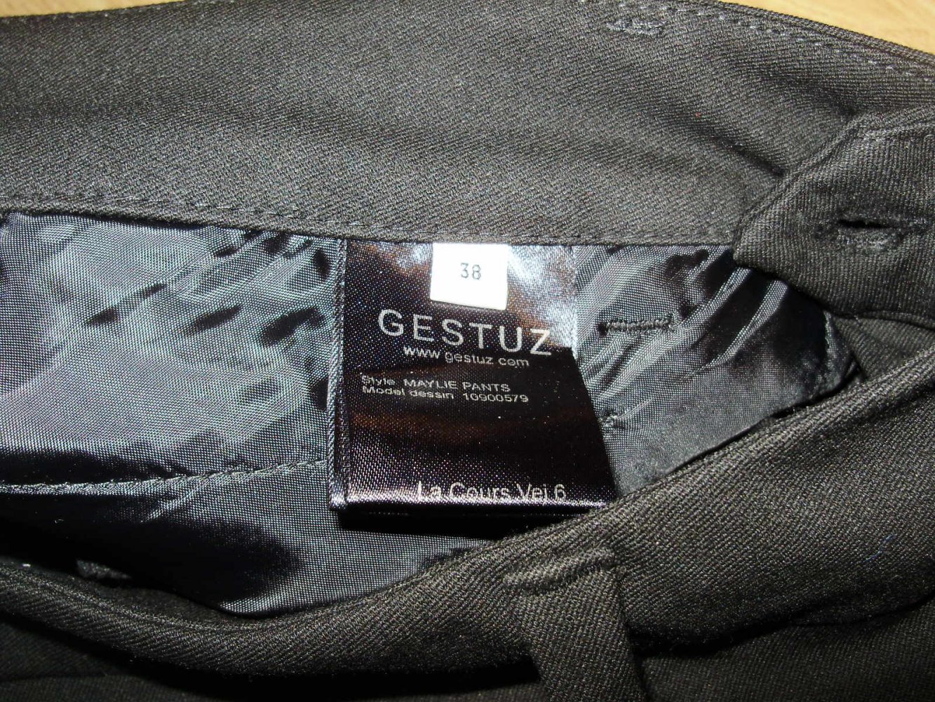 Gestuz Hose schwarz Modell Maylie pants Gr 38
