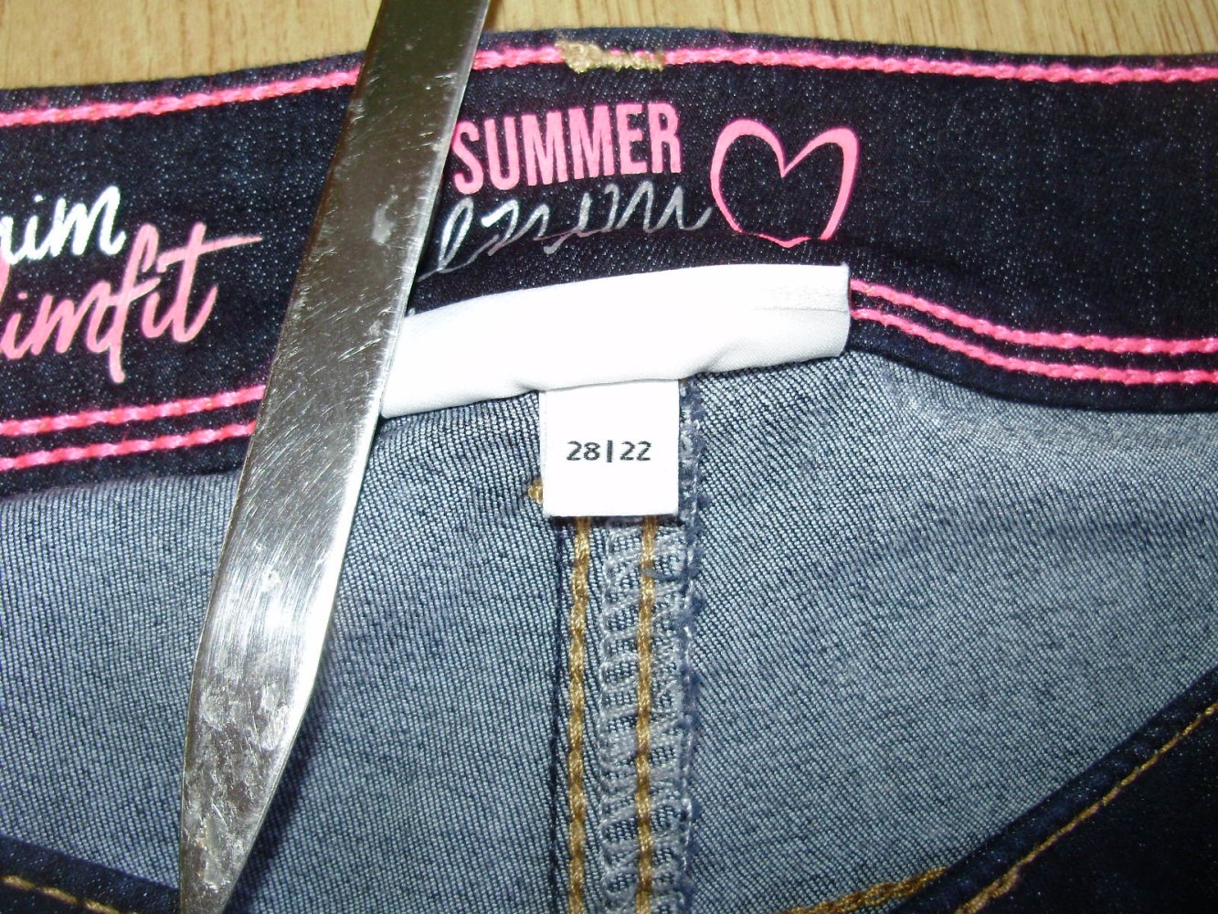 Street one Jeans 7/8 Länge blau Mod. York Stretch 28/22 NEU
