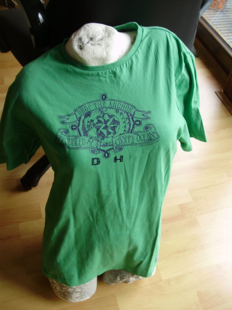 Daniel Hechter Shirt grün Print L
