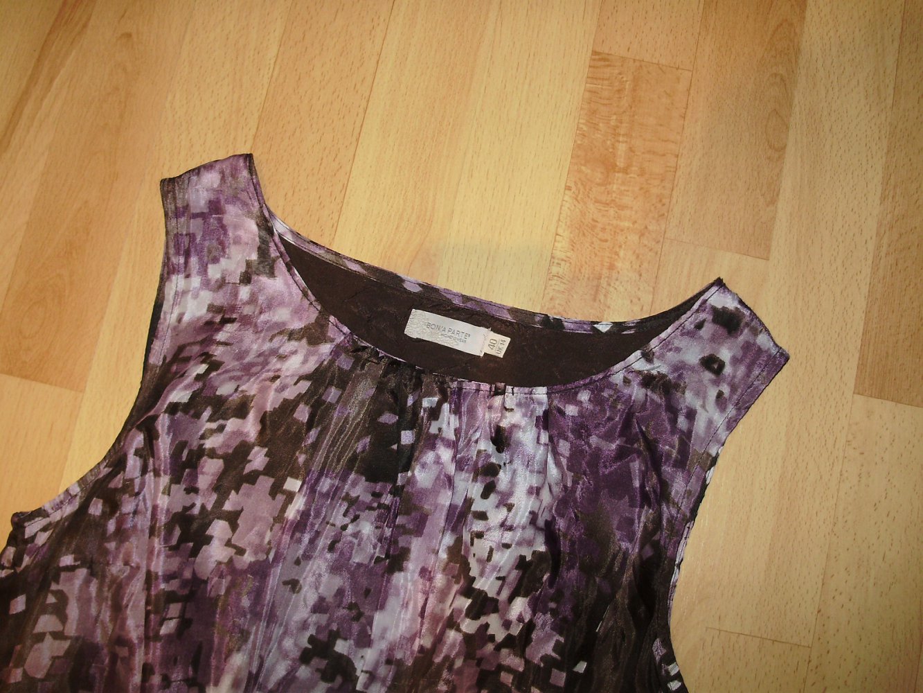 Bonaparte luftiges Kleid Muster lila Gr 40