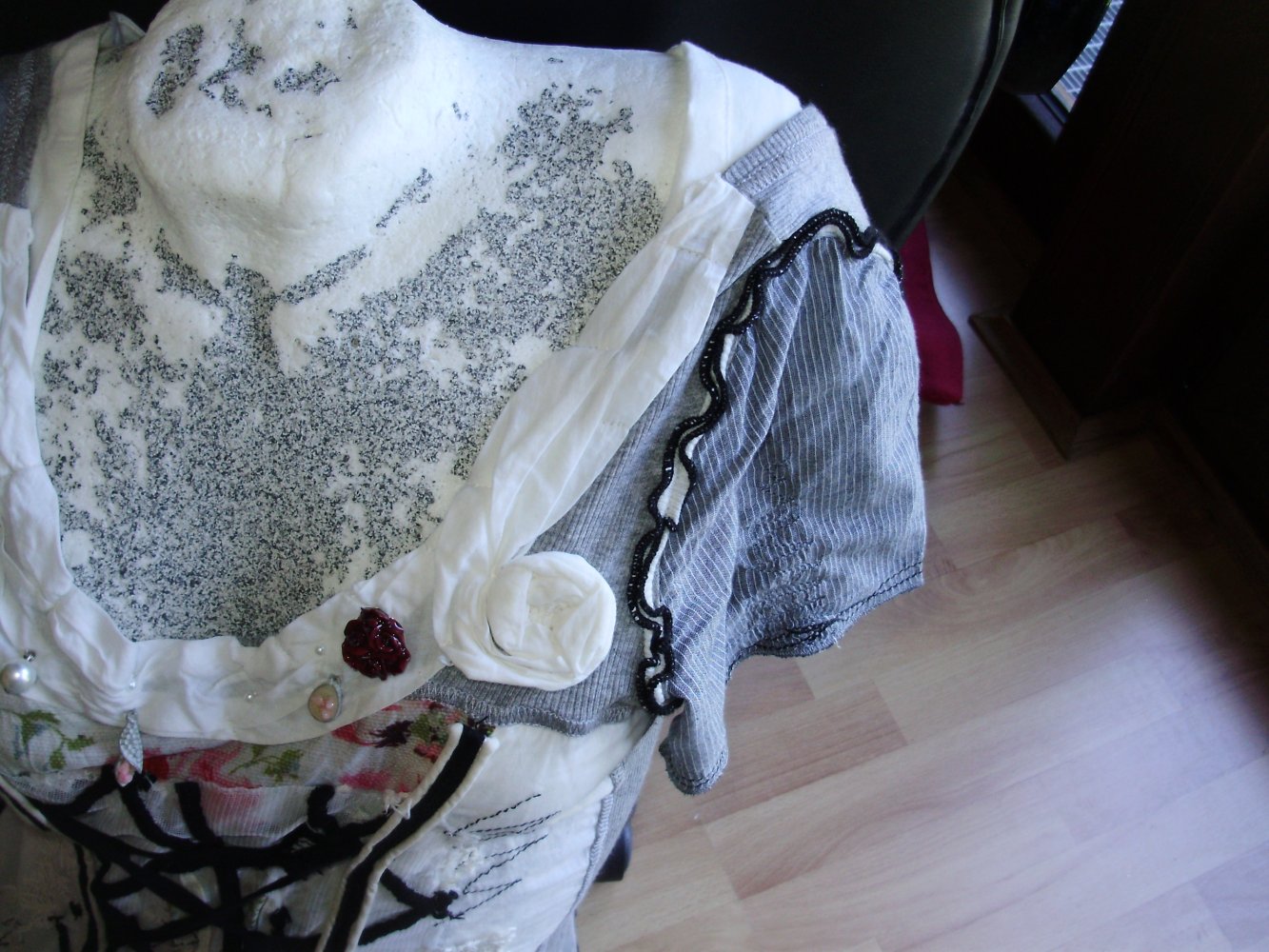 Elisa Cavaletti Kleid Mieder lang ausgefallen M