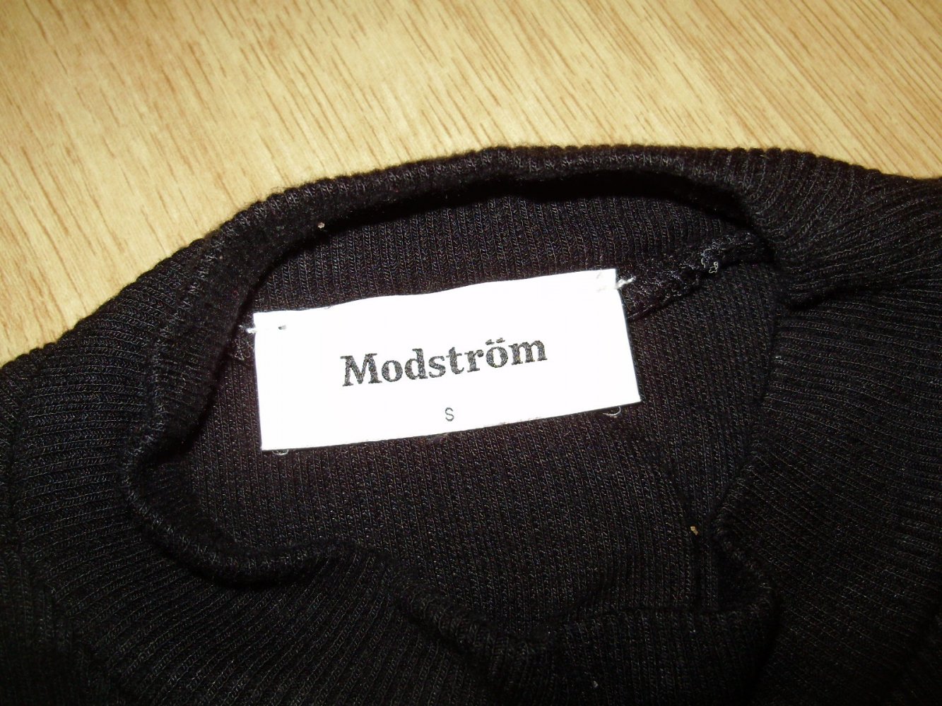 Modström Kleid schwarz Strick S