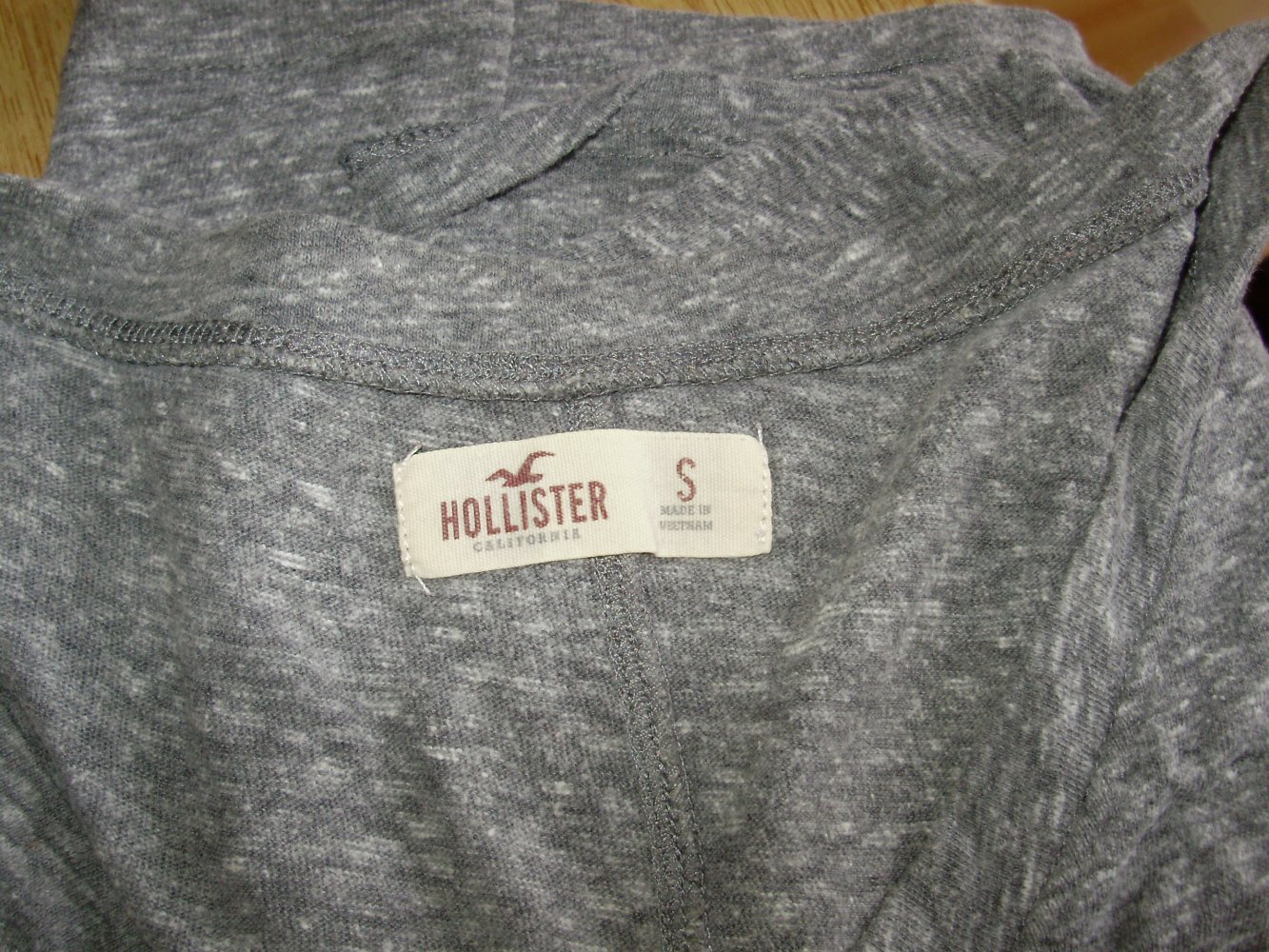 Hollister Shirt grau meliert leicht locker S