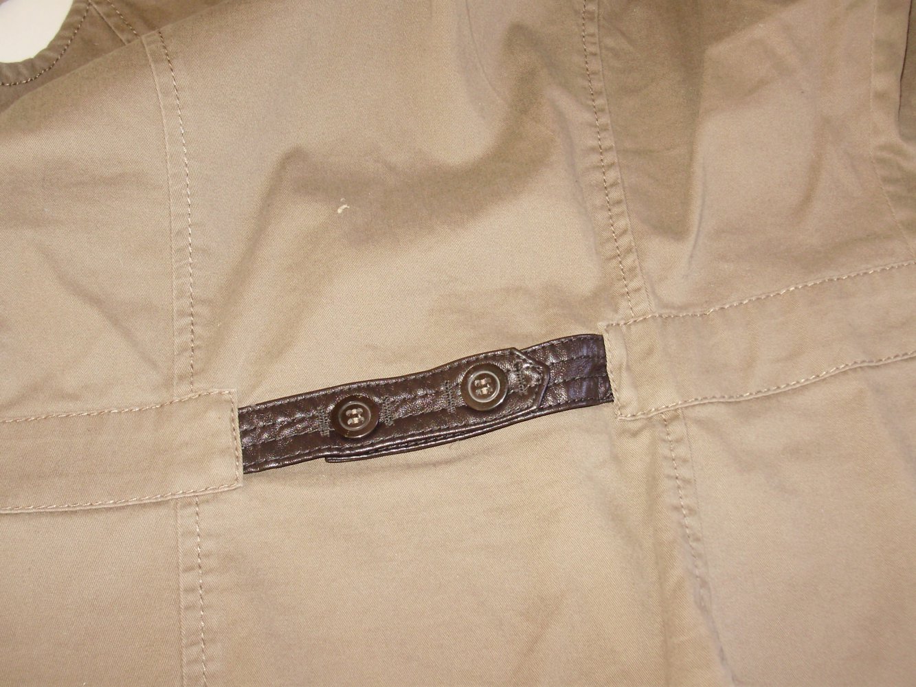 Street one Weste braun Riegel ausgefallen Gr 36 wie neu!