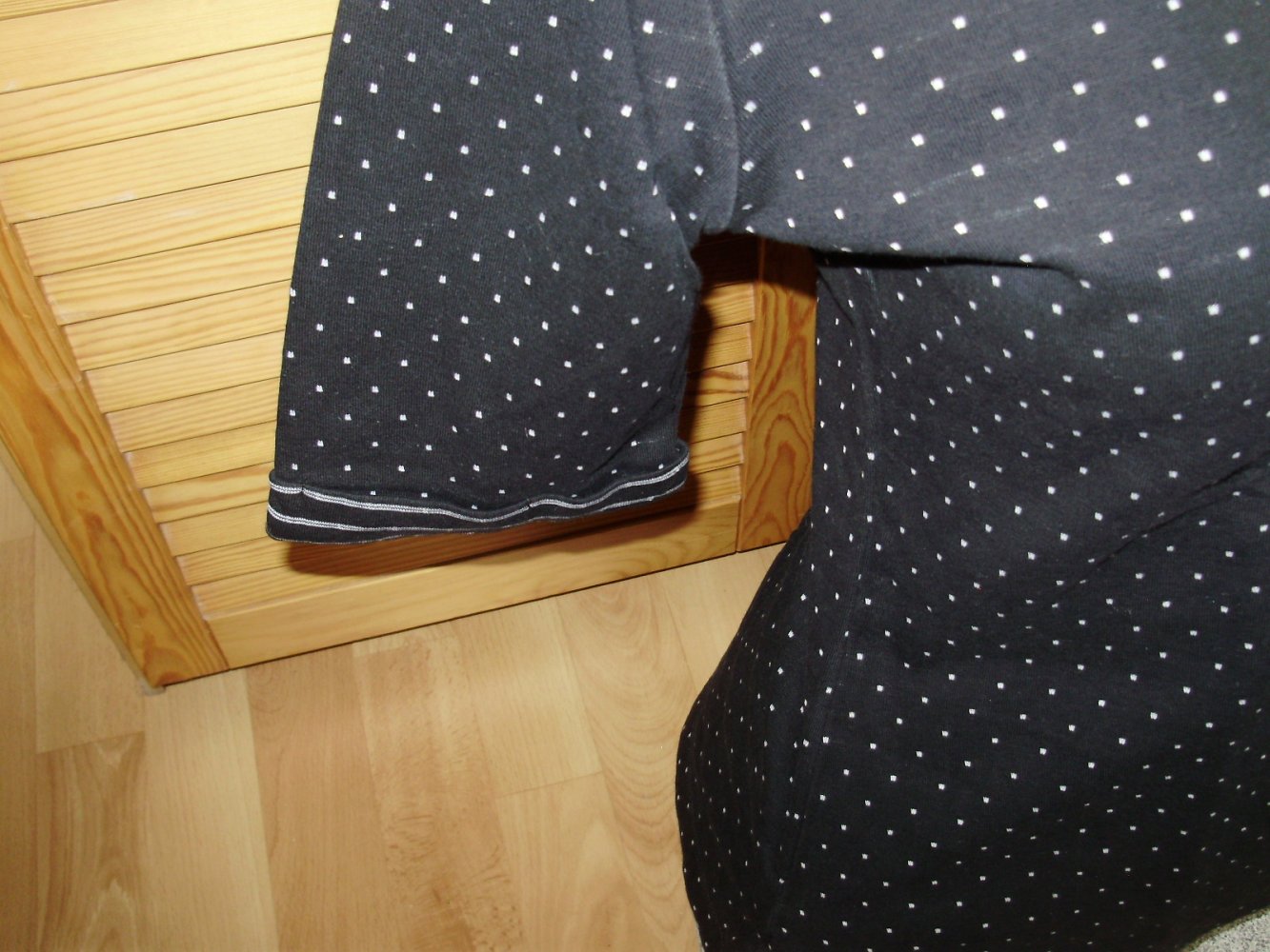 Armed angels Shirt schwarz Dots M