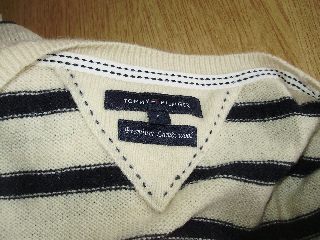 Tommy Hilfiger Pullunder Weste Muster Knöpfe S