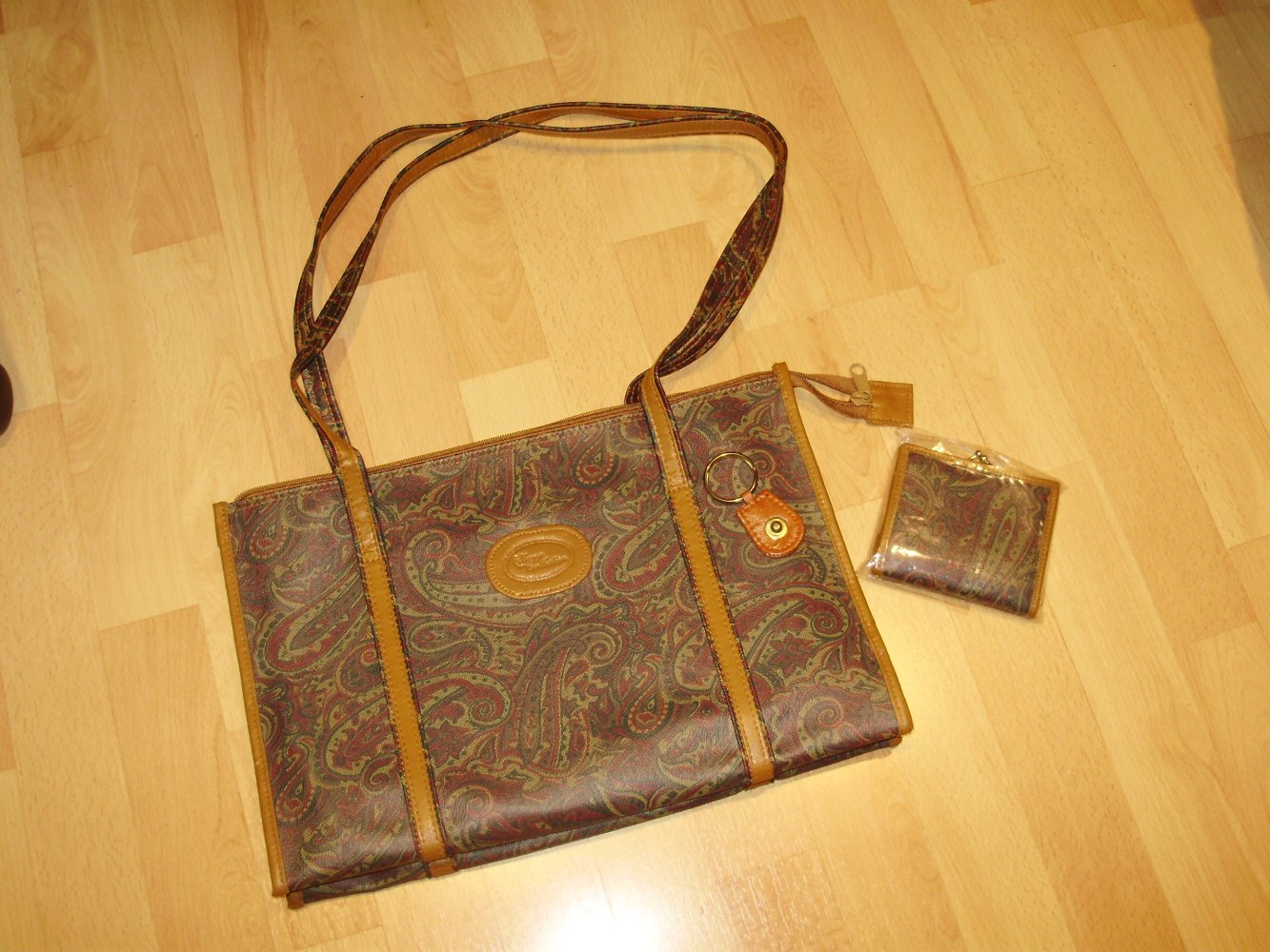 Taschenset Neu Tasche + Geldbeutel + Schlüsselring