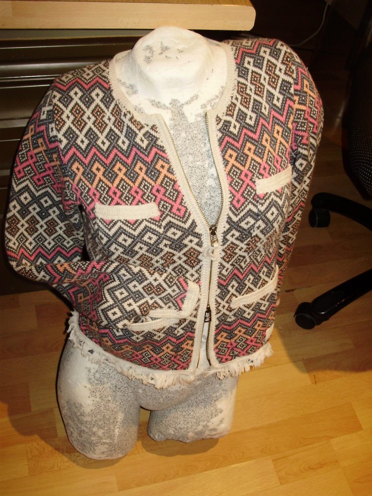 Odd Molly Blazer Cardigan bunt ausgefallen Gr 1 = S