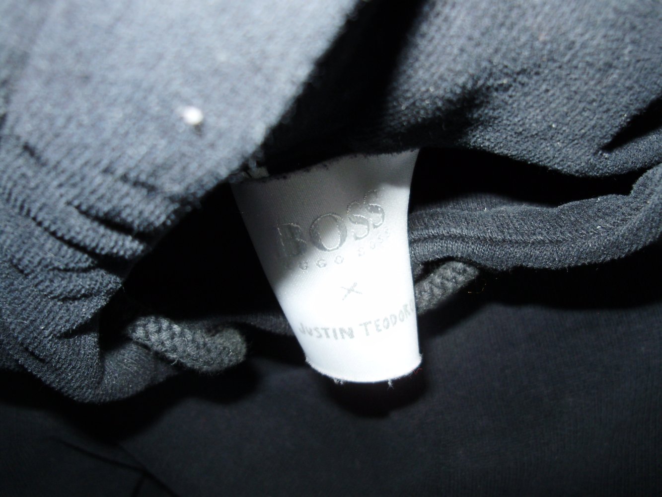 Hugo Boss Justin Teodoro Sweathoodie Kleid schwarz XS S