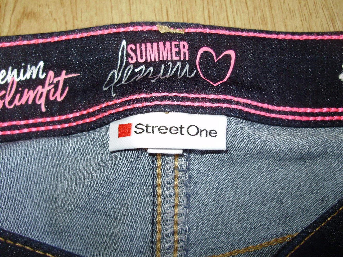Street one Jeans 7/8 Länge blau Mod. York Stretch 28/22 NEU