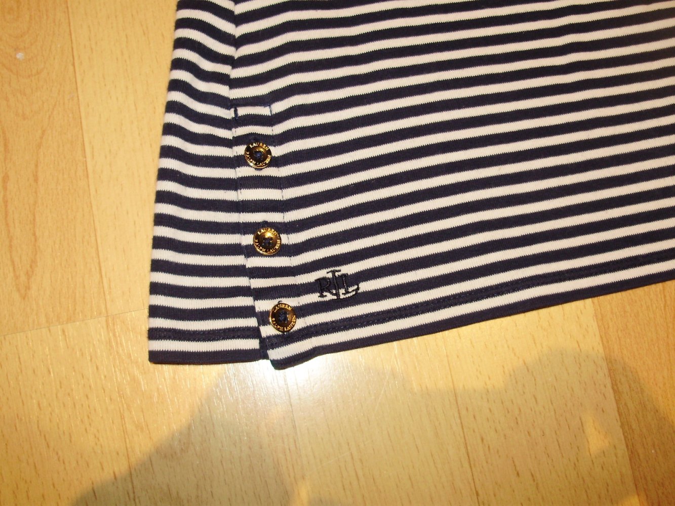 Ralph Lauren Shirt Streifen blau-weiß Marine XS S